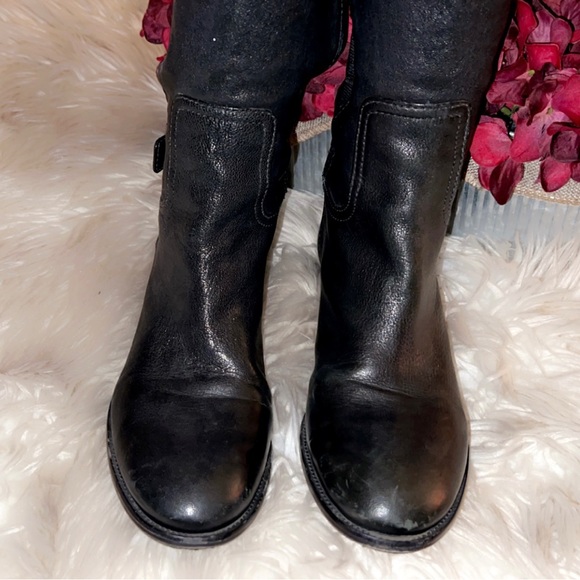 TORY BURCH Tall Black Leather Boot - Picture 6 of 15